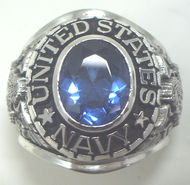 アメリカ海軍　United States Navy、USN カレッジリング