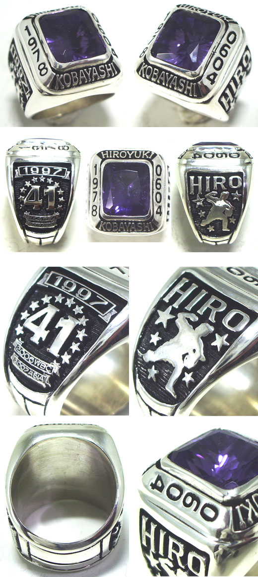 Philip College Ring フィリップ カレッジリング フィリップ カレッジリング Archives 某プロ野球選手 御注文リング